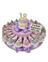 Torta bomboniere 18 anni tema candy portachiavi cupcake