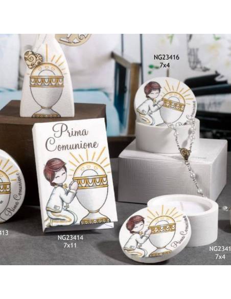 Idee bomboniere Comunione maschio dolcicose linea eden