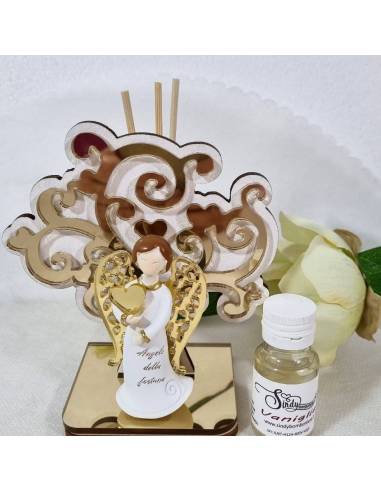 Profumatori bomboniere albero della vita angelo frase