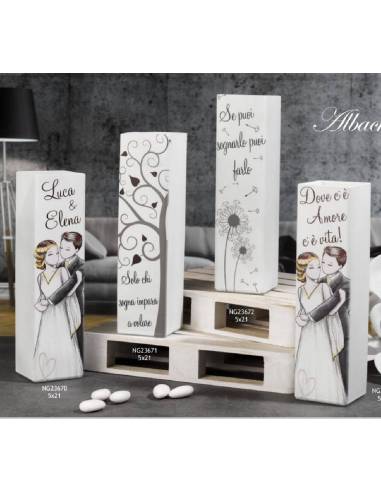 Bomboniere Dolcicose lampade led collezione Albachiara matrimonio