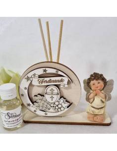 Bomboniere profumatore Prima Comunione angelo personalizzati nome