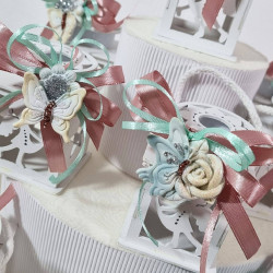 Lanterne bomboniere luce led angelo traforato | Sindy Bomboniere 2