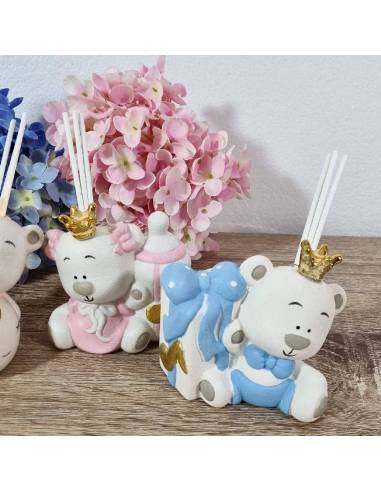 Bomboniere profumatori orsetto principe i vari modelli con luce led