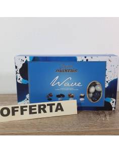 Confetti Maxtris Wave sfumati blu e bianchi