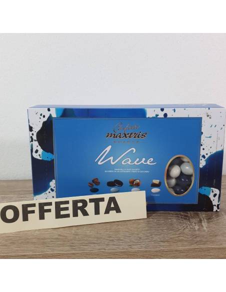 Confetti Maxtris Wave sfumati blu e bianchi