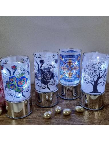 Bomboniere lampade led bagutta argenti