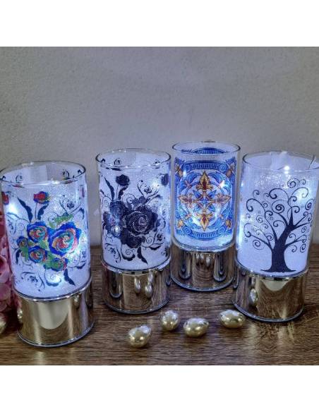 Bomboniere lampade led bagutta argenti