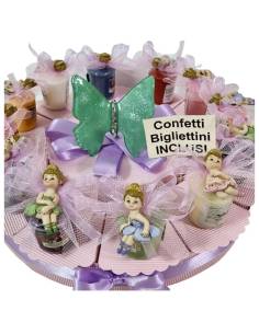 Bomboniere candele profumate tema danza classica magneti torta