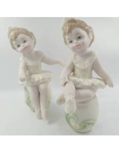 Bomboniere ballerina ceramica lucida complete