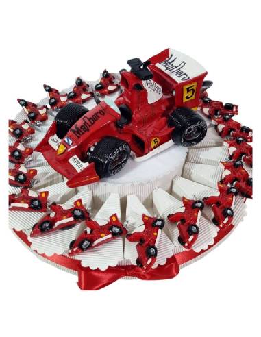 Torta bomboniere auto Ferrari calamite