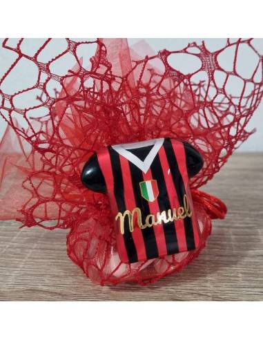 Bomboniere calcio Milan maglietta magnete| Sindy Bomboniere