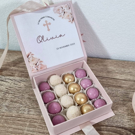 Scatole deguastazione confetti Prima Comunione personalizzata