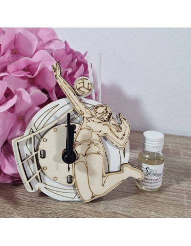 Profumatore Orologio bomboniere pallavolo volley bambina