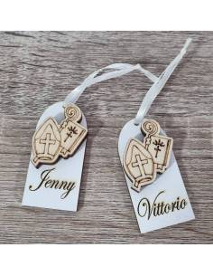 Segnaposto Cresima fai da te personalizzati con i nomi