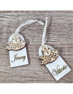 Segnaposto Prima Comunione Calice nome inciso