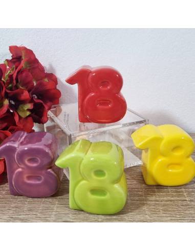 Bomboniere cuore matto prezzi convenienti per compleanno ceramica led