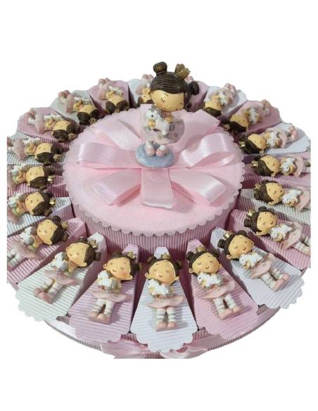 Torta bomboniere principessa unicorno