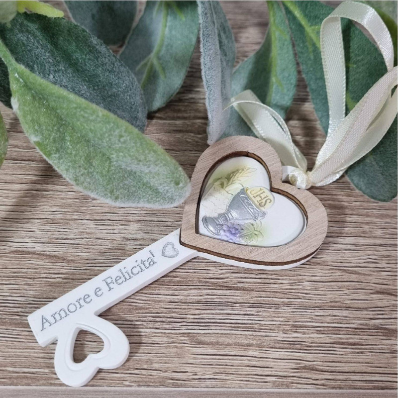 Chiave Prima Comunione per BOMBONIERE bimbo