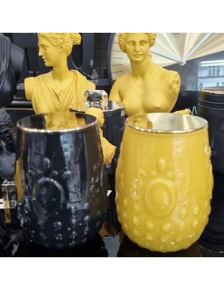 Chiaraela bomboniere mezzobusto neri e ocra Omnia Vincent Amor