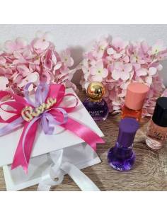 Mini profumi bomboniere scatola degustazione confetti