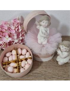 Bomboniere degustazione confetti scatola con fate su tulle