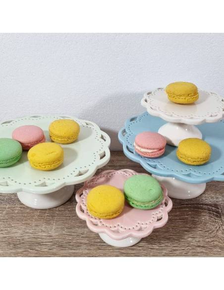 Bomboniere matrimonio utili ceramica alzata per dolci