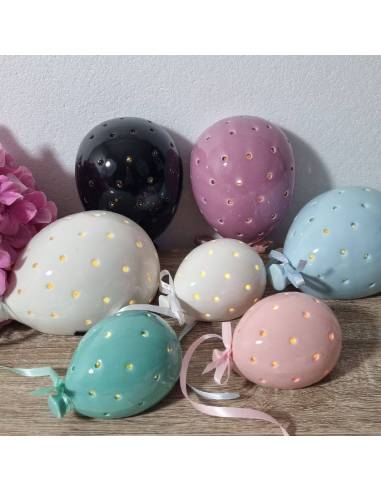 Palloncini ceramica da appendere luce led