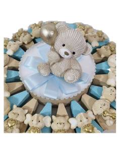 Torta bomboniera animaletti peluche bambino magnete 2