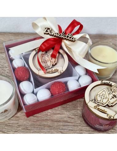 Idee bomboniere cresima candela Yankee con tappo