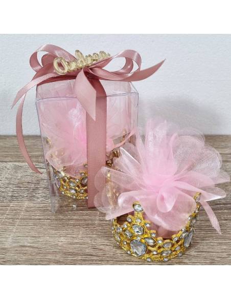 Bomboniere corona oro e strass