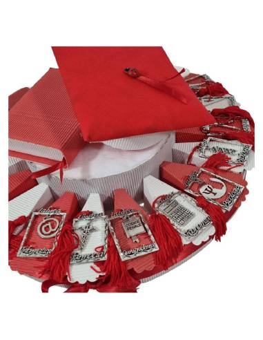 Torta bomboniere laurea pendente facoltà a scelta