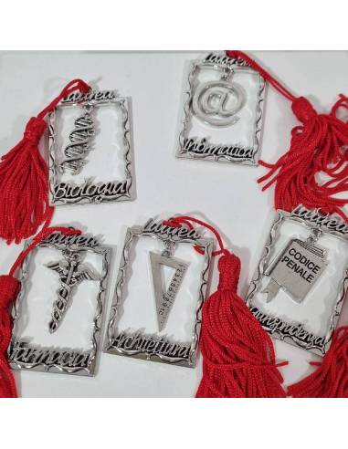 Torta bomboniere laurea pendente facoltà a scelta