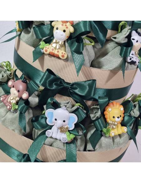 Bomboniere calamita animaletti della savana fai da te