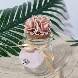 bomboniere matrimonio barattolo fiori con strass