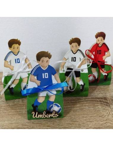 Scatoline portaconfetti calcio personalizzate varie squadre