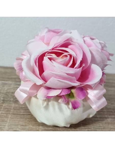 Bon bon con fiori sacchetti per Comunione