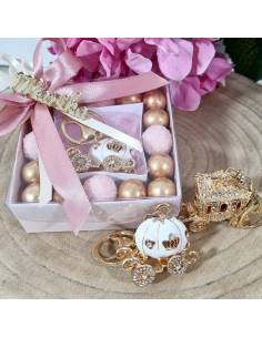 Bomboniera carrozza scatola degustazione confetti personalizzata