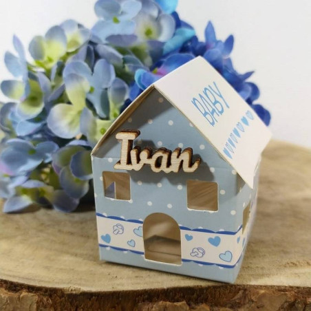 Bomboniere portaconfetti scatole personalizzate baby