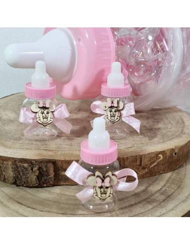Battesimo portaconfetti biberon astuccio Minnie