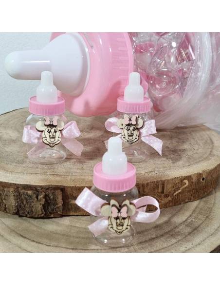 Battesimo portaconfetti biberon astuccio Minnie