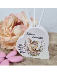 Bomboniere Battesimo cerbiatto profumatore personalizzato