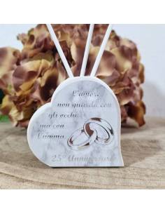 Bomboniere anniversario di matrimonio 25 anni