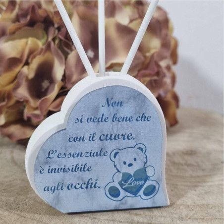 Profumatore orso bomboniere per Battesimo bambino