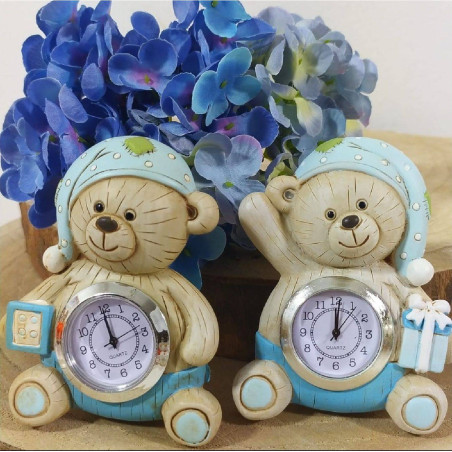 Bomboniere Battesimo utili bimbo orologio orso