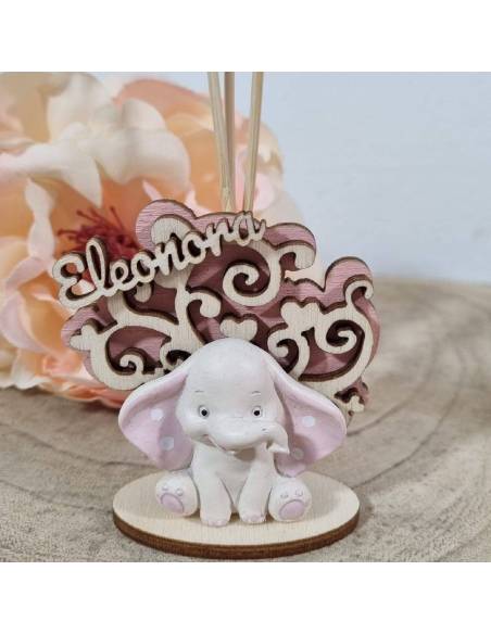 Profumatore bomboniere Battesimo animaletto Dumbo