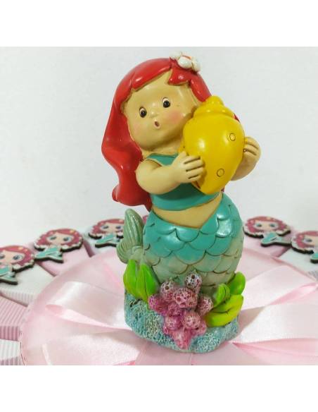 Torta porta bomboniere sirenetta magnete completa di confetti| Sindy Bomboniere