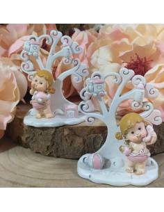 Albero della Vita bomboniere Battesimo bimba