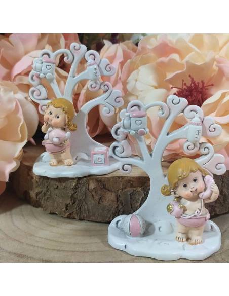 Albero della Vita bomboniere Battesimo bimba