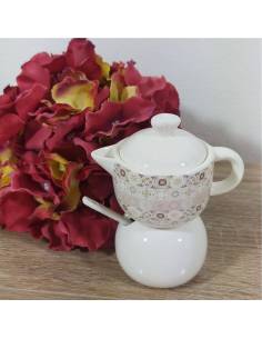 Bomboniere matrimonio utili cucina zuccheriera in ceramica a forma di moka