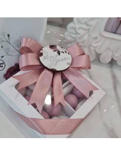 Bomboniere matrimonio personalizzate calamite con scatola degustazione